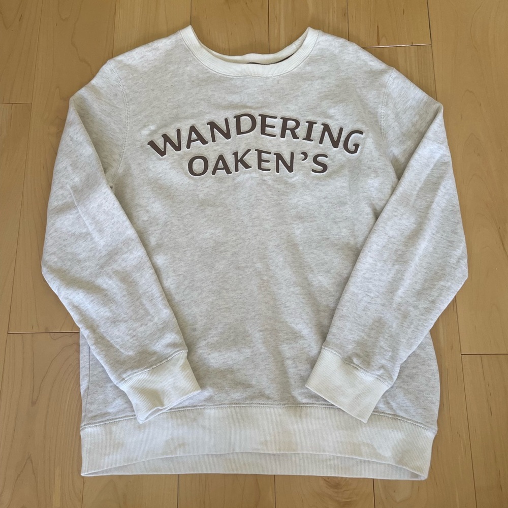 NWOT Frozen Broadway National Tour Wandering Oaken’s/Hygge Crewneck Sweatshirt